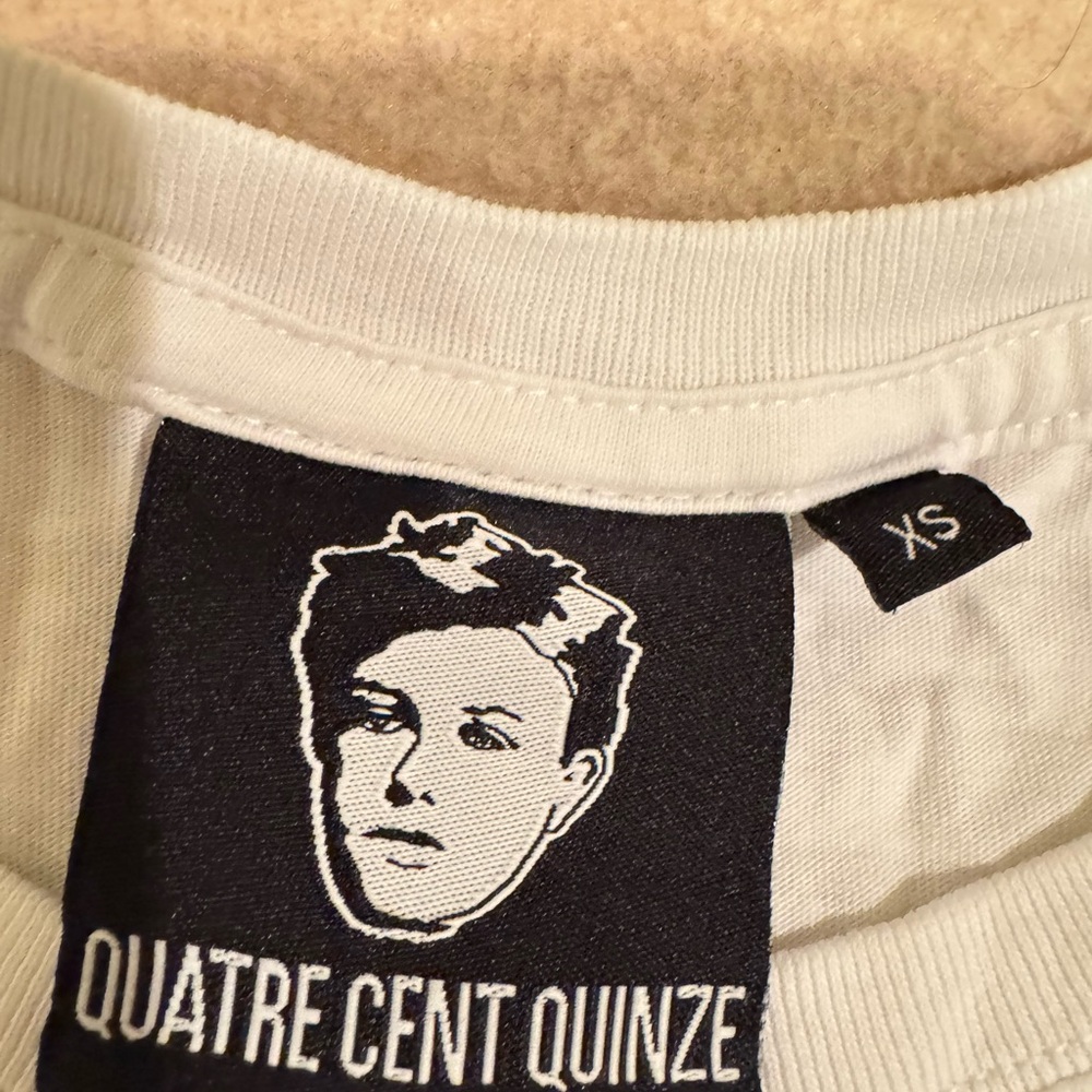 Quatre Cent Quinze White Short Sleeve Tee